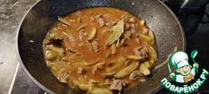 Азу по-татарски с рисом Азу по-татарски с рисом
