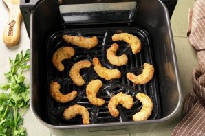 Креветки в панировке в аэрогриле Креветки в панировке в аэрогриле