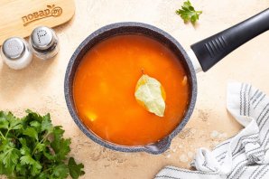 Суп с консервированной фасолью