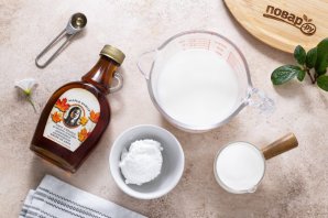 Молочный коктейль с кленовым сиропом Молочный коктейль с кленовым сиропом