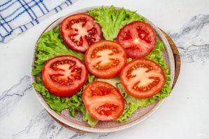 Помидоры с творожным сыром и чесноком Помидоры с творожным сыром и чесноком