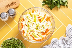 Салат из капусты с яблоком Салат из капусты с яблоком