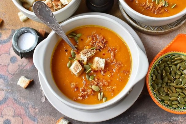 Постный суп из тыквы Постный суп из тыквы