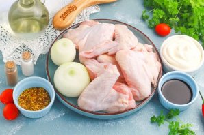 Шашлык из куриных крылышек