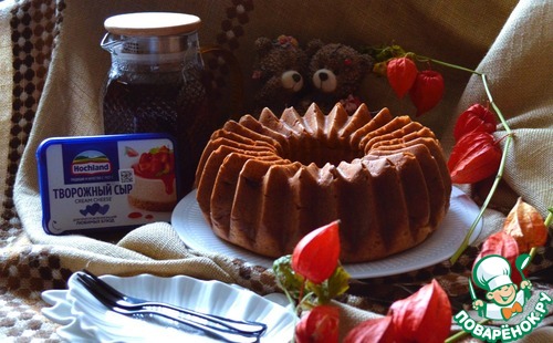 Банановый кекс на творожном сыре