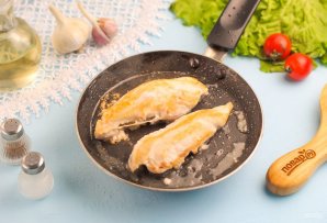 Салат "Цезарь" с майонезом