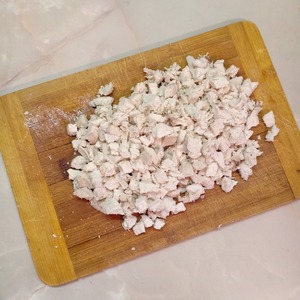 Слоеный пирог с курицей и сыром Слоеный пирог с курицей и сыром