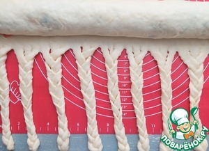 Пирог с тунцом и яйцом "Новогодний"