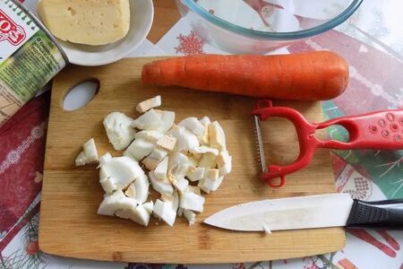 Салат с зелёным горошком