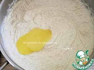 Миндальный кекс с брусникой