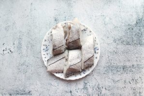 Пикша с луком Пикша с луком