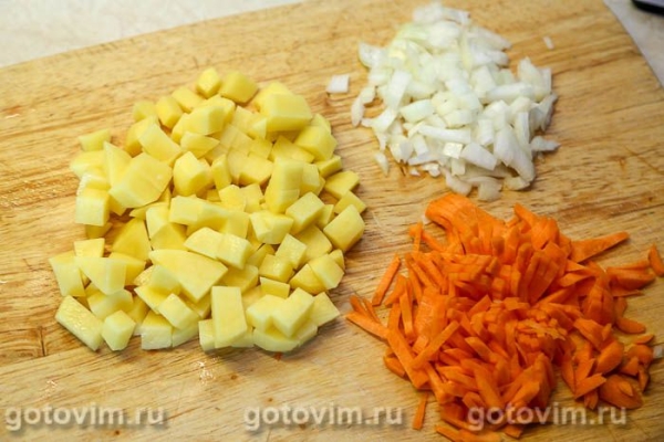 Борщ постный с квашеной капустой