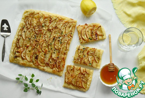 Тарт с грушей и сыром Тарт с грушей и сыром