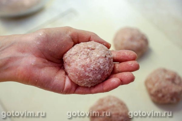 Мясные зразы с кабачками Мясные зразы с кабачками