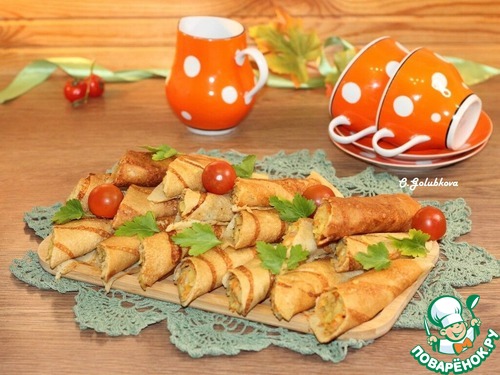 Блины из поленты с картофельной начинкой Блины из поленты с картофельной начинкой