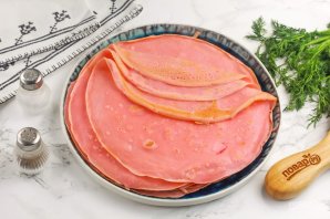 Блины с селедкой