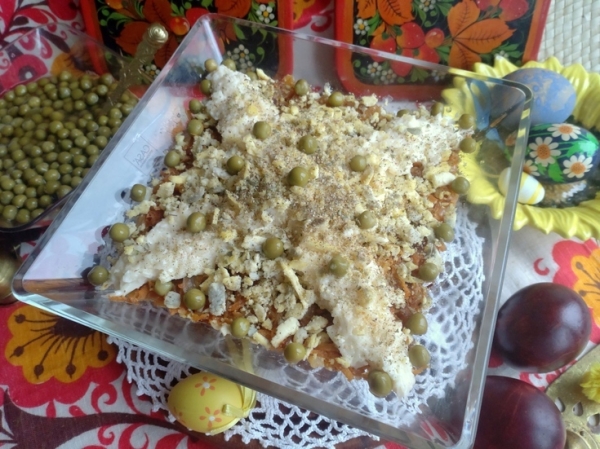 Салат с курицей "пикник" Салат с курицей "пикник"