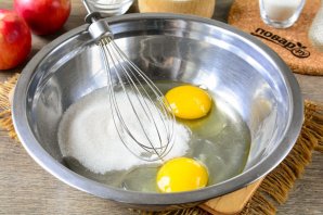 Ванильный кекс с яблоками Ванильный кекс с яблоками