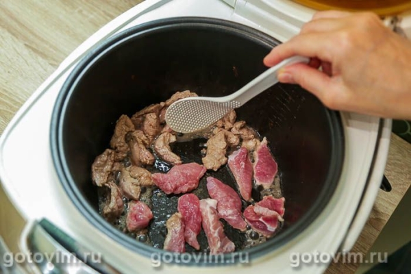 Азу из свинины в мультиварке