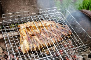 Карп на гриле Карп на гриле