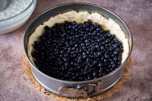 Черничный пирог с творогом Черничный пирог с творогом