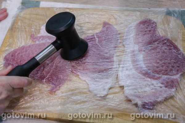 Свиная отбивная с горчицей в мультиварке