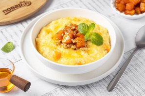 Кукурузная каша с тыквой на воде Кукурузная каша с тыквой на воде