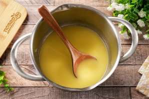 Торт из профитролей со сметанным кремом