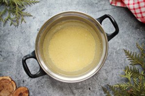 Двойная уха из щуки с пшеном Двойная уха из щуки с пшеном