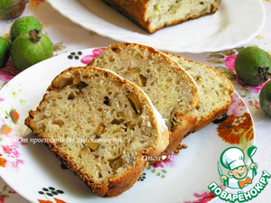 Творожный кекс с фейхоа