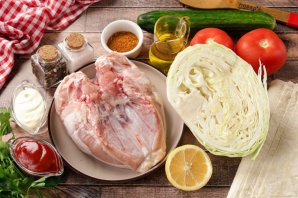 Шаурма в аэрогриле