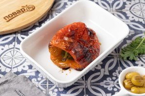 Марокканский салат из перца с апельсинами Марокканский салат из перца с апельсинами