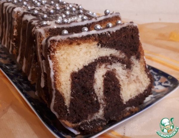 Мраморный кекс Мраморный кекс