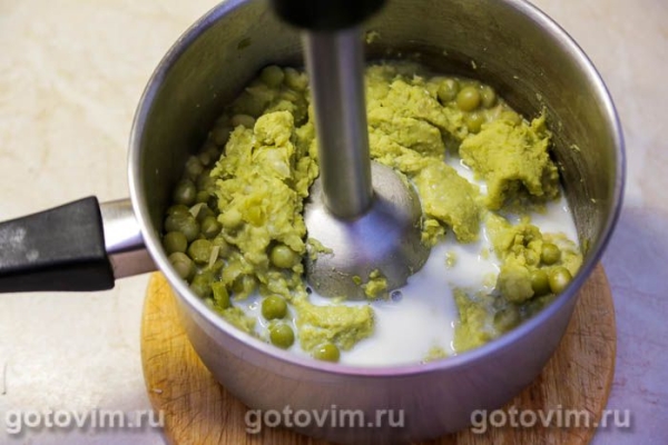 Пюре из замороженного зелёного горошка Пюре из замороженного зелёного горошка