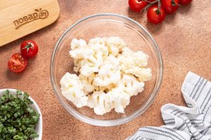 Цветная капуста в сухарях