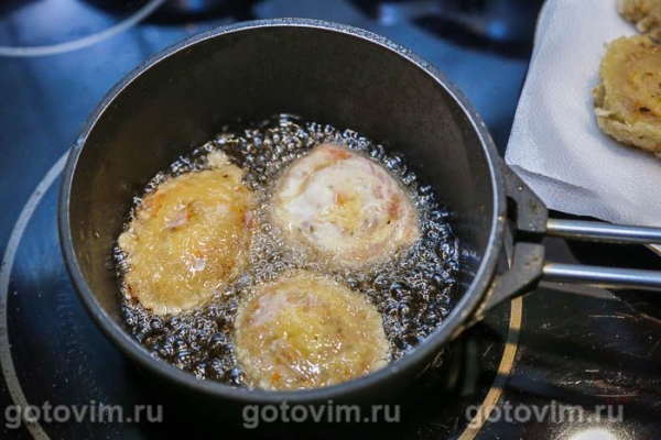 Котлеты-рулетики из фарша с сыром в темпуре Котлеты-рулетики из фарша с сыром в темпуре