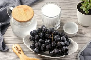 Компот из винограда на зиму на 3 литровую банку Компот из винограда на зиму на 3 литровую банку