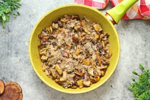 Белые грибы жареные Белые грибы жареные