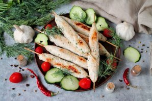 Люля-кебаб из курицы Люля-кебаб из курицы