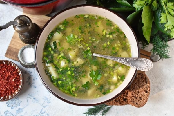 Постный картофельный суп Постный картофельный суп