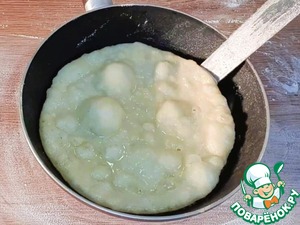 Пузырчатые лепешки с мясной начинкой Пузырчатые лепешки с мясной начинкой