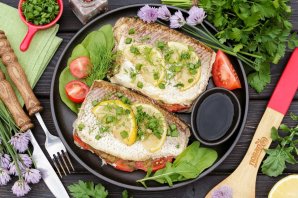 Муксун на гриле Муксун на гриле