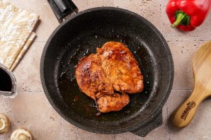 Фунчоза с курицей и шампиньонами Фунчоза с курицей и шампиньонами