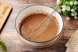 Торт из профитролей со сметанным кремом