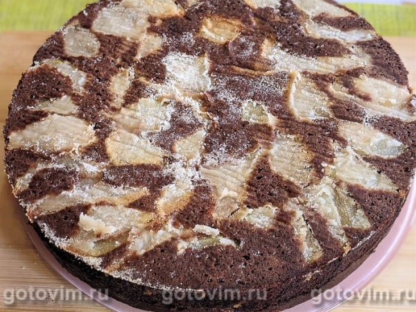 Шоколадно-медовый пирог с грушами Шоколадно-медовый пирог с грушами