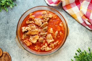 Свинина в микроволновке Свинина в микроволновке