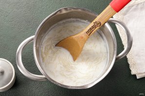 Молочный суп с вермишелью