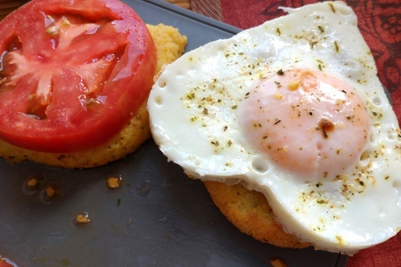 Закуска из овощей и грибов на поленте Закуска из овощей и грибов на поленте