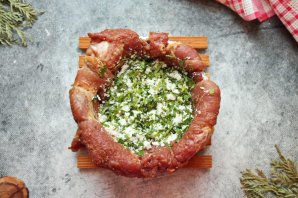 Новогодний мясной шар Новогодний мясной шар