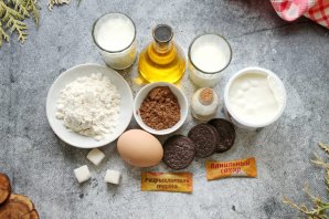 Капкейки с печеньем "Орео" Капкейки с печеньем "Орео"